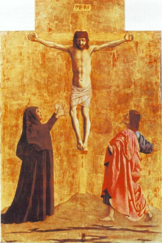Piero della Francesca Polyptych of the Misericordia oil painting picture